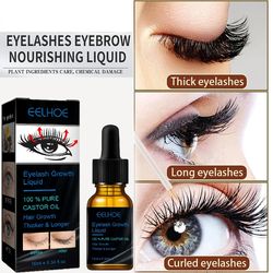 seven days eyelash fast growth solution thicken eyelashes natural curl enlarge eyes eyelash eyebrow serum cosmetics 2023