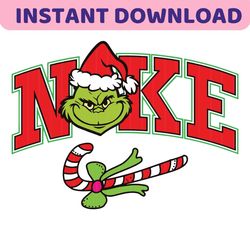 Funny The Grinch Nike Christmas SVG Cutting Digital File
