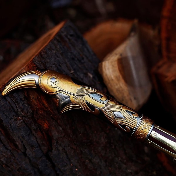 Handcrafted Stainless Steel Kratos Axe, Large Real Viking Ax - Inspire ...