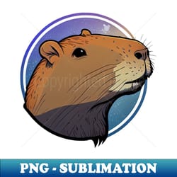 capybara face - signature sublimation png file - perfect for personalization