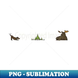 dog versus moose - trendy sublimation digital download - bold & eye-catching