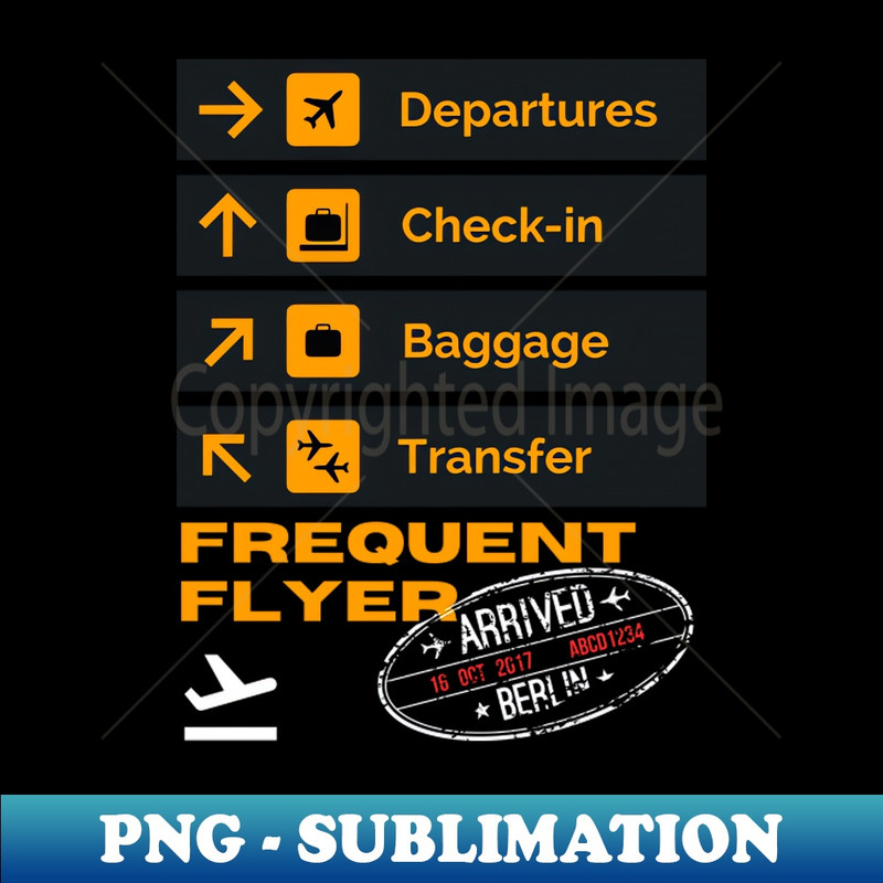 YM-15637_Frequent Flyer Passport Stamp Berlin Germany Travel Theme 5063.jpg