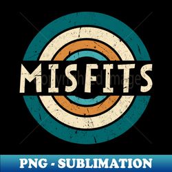 vintage misfits pounds name distressed birthday retro styles - trendy sublimation digital download - create with confidence