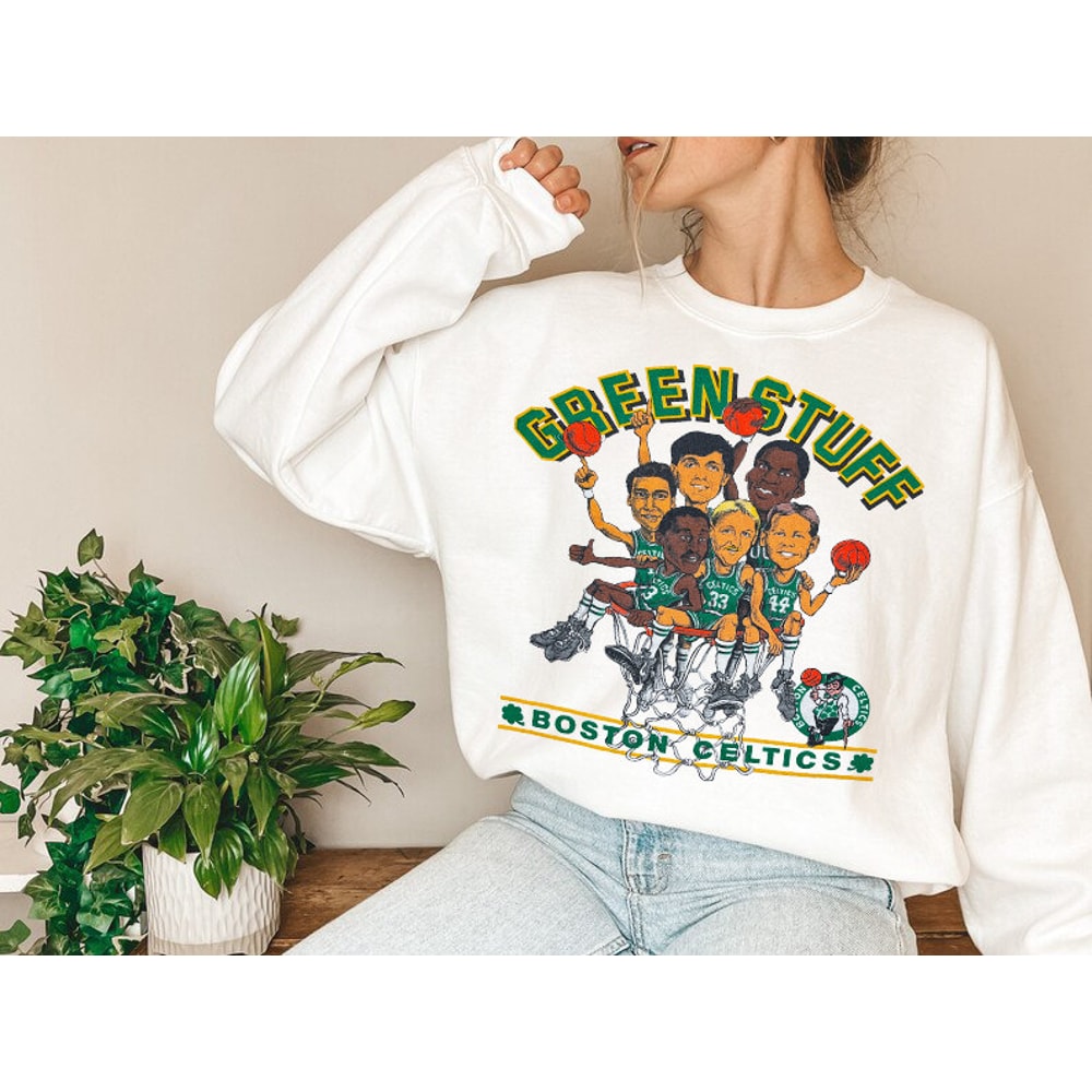 Boston Basketball Vintage Shirt, Celtics 90s Basketball Seatshirt, Retro For Women And Men Basketball Fan, Larry Bird Crewneck, Jayson Tatum.jpg
