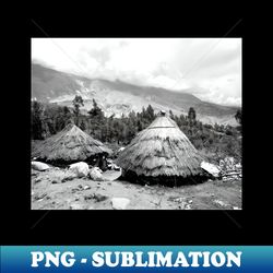 Vintage Photo of Andean Dwellings - PNG Transparent Sublimation Design - Boost Your Success with this Inspirational PNG Download