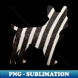 frenchie silhouette zebra aka zebra french bulldog - professional sublimation digital download - stunning sublimation graphics
