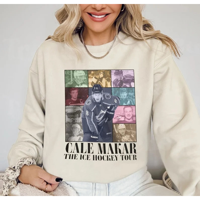 Cale Makar The Eras Tour Comfort T-shirt, Colorado Avalanche Hockey, Vintage Colorado Avalanche Sweatshirt, Cale Makar Tee, Hockey Fan Gifts.jpg