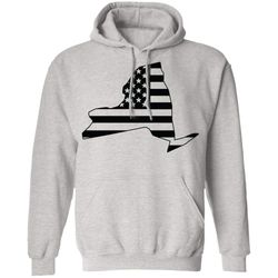 new york ny state american flag pride pullover hoodie