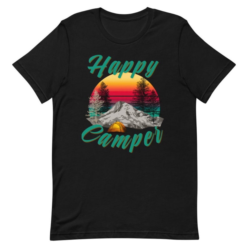 Happy Camper, Camping Life Shirts, Camping Shirt, Camper T-shirt, Camper Shirt, Happy Camper Shirt.jpg