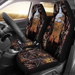 new camo deer hunting car seat cover