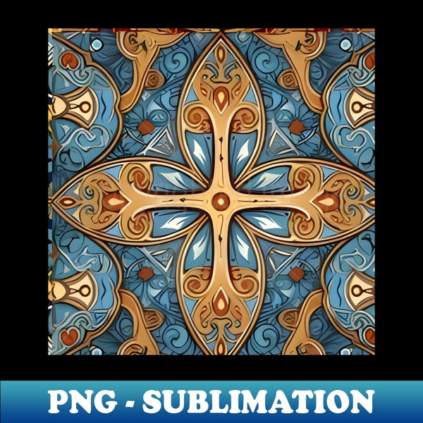 FM-33512_Ukrainian Pysanky Inspired Blue Design 6039.jpg