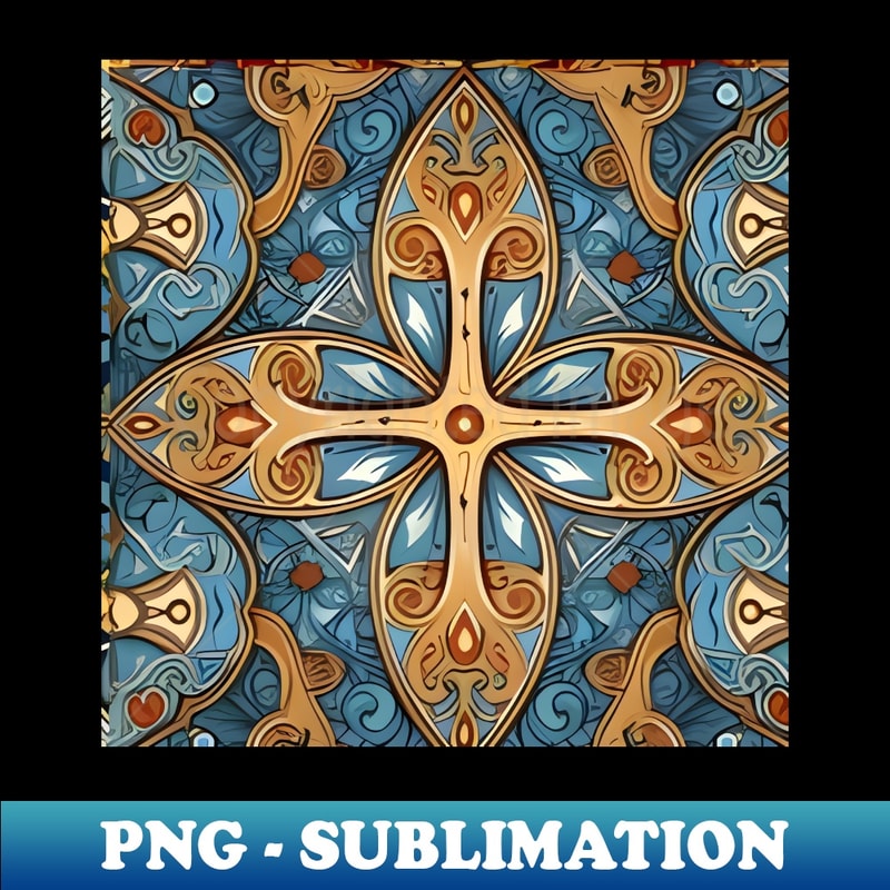 FM-33512_Ukrainian Pysanky Inspired Blue Design 6039.jpg