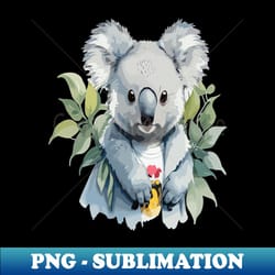 koala in watercolors - artistic sublimation digital file - defying the norms