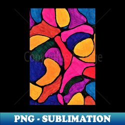 Stained Glass Mosaics 2-Neographic-artRelaxing ArtMeditative Art - Aesthetic Sublimation Digital File - Unlock Vibrant Sublimation Designs
