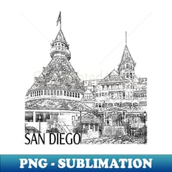 san diego - vintage sublimation png download - instantly transform your sublimation projects