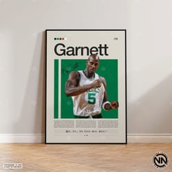 kevin garnett canvas, boston celtics canvas, nba canvas, sports canvas, basketball canvas, nba fans, basketball gift, sp