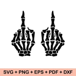 skeleton svg, skeleton finger svg, middle finger svg, comedy svg, bones svg, clone svg, instant download
