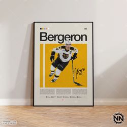 patrice bergeron canvas, boston bruins canvas, nhl canvas, hockey canvas, sports canvas, mid-century modern, sports bedr