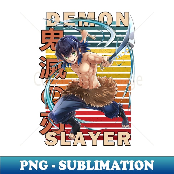 Inosuke Hashibira Demon Slayer - PNG Transparent Digital Dow | Inspire ...