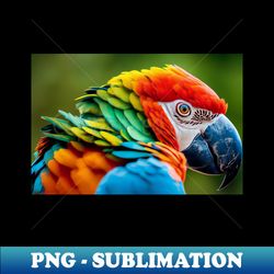 Ziggy fantasy Macaw parrot - Signature Sublimation PNG File - Instantly Transform Your Sublimation Projects