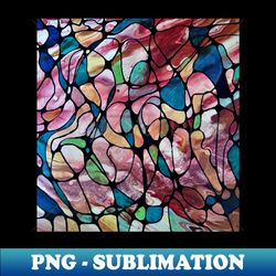 Stained Glass Mosaics 4-Neographic-artRelaxing ArtMeditative Art - Premium Sublimation Digital Download - Add a Festive Touch to Every Day