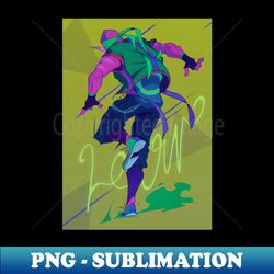 Neon Leon - High-resolution Png Sublimation File - Fashionable And Fearless