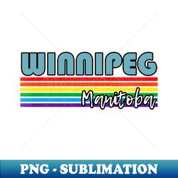 Winnipeg Manitoba Pride Shirt Winnipeg LGBT Gift LGBTQ Supporter Tee Pride Month Rainbow Pride Parade - PNG Sublimation Digital Download - Add a Festive Touch to Every Day
