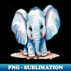 elephant in watercolors - professional sublimation digital download - perfect for sublimation art
