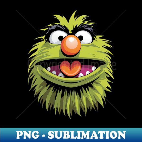 Muppet Face - Elegant Sublimation PNG Download - Vibrant and | Inspire ...
