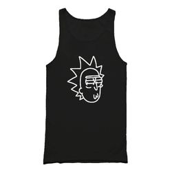 rick sanchez rick and morty justin roiland mr poopy butthole drunk drool pocket tank top