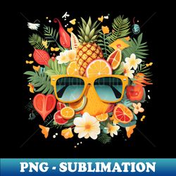 Tropical Pineapple - PNG Sublimation Digital Download - Bold & Eye-catching