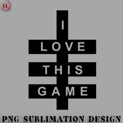 football png i love game black