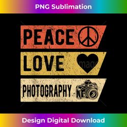 Vintage Peace Love Photography Gifts - Minimalist Sublimation Digital File - Elevate Your Style with Intricate Details