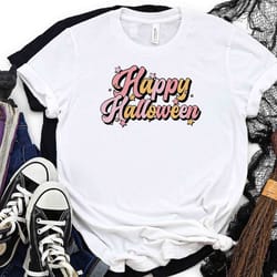 happy halloween shirt, halloween retro shirt,halloween party, halloween tshirt, halloween gift, halloween funny tee, hal