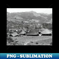 Vintage photo of Guatamalan homes - Instant PNG Sublimation Download - Stunning Sublimation Graphics