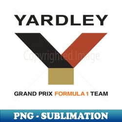 yardley grand prix formula 1 team 1971-74 f1 logo - brm mclaren jo siffert peter revson denny hulme jody sheckter - modern sublimation png file - instantly transform your sublimation projects