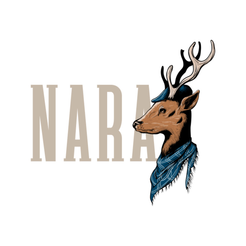 Deer Drawing Japanese City Nara Deer Artwork New East _.png