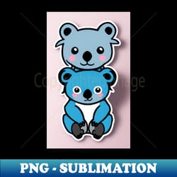 cute koalas - trendy sublimation digital download - transform your sublimation creations