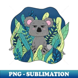 cute koala illustration - elegant sublimation png download - stunning sublimation graphics