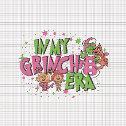 in my grinches era svg, pink grinch svg, pink christmas svg, pink grinchmas svg, grinchmas svg