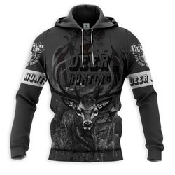 deer hunting all over printed hoodie v150108