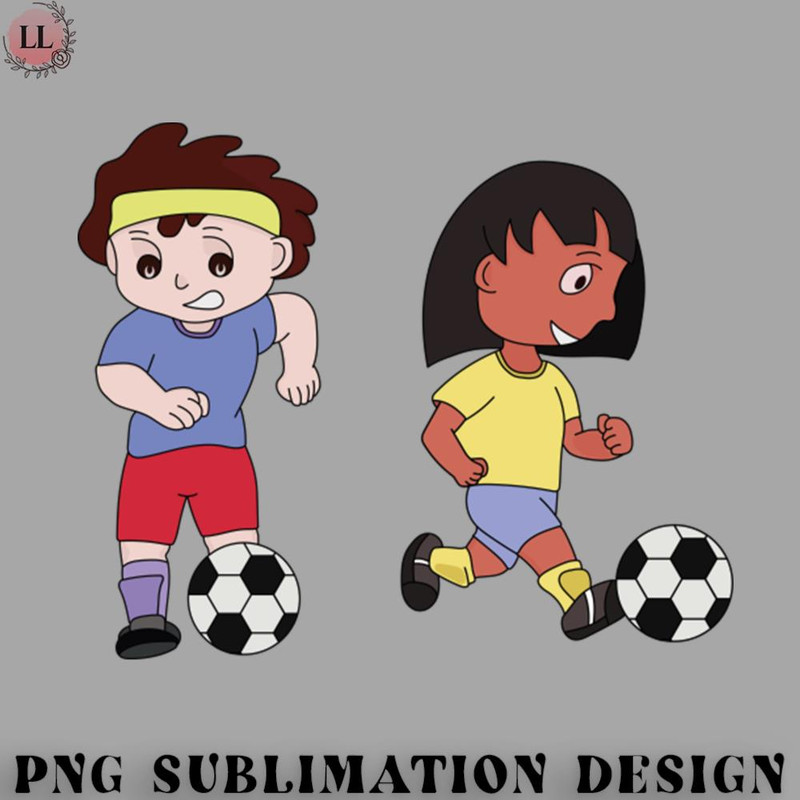 OT0707230814459-Football PNG Drawing of a boy and a girl playing football.jpg