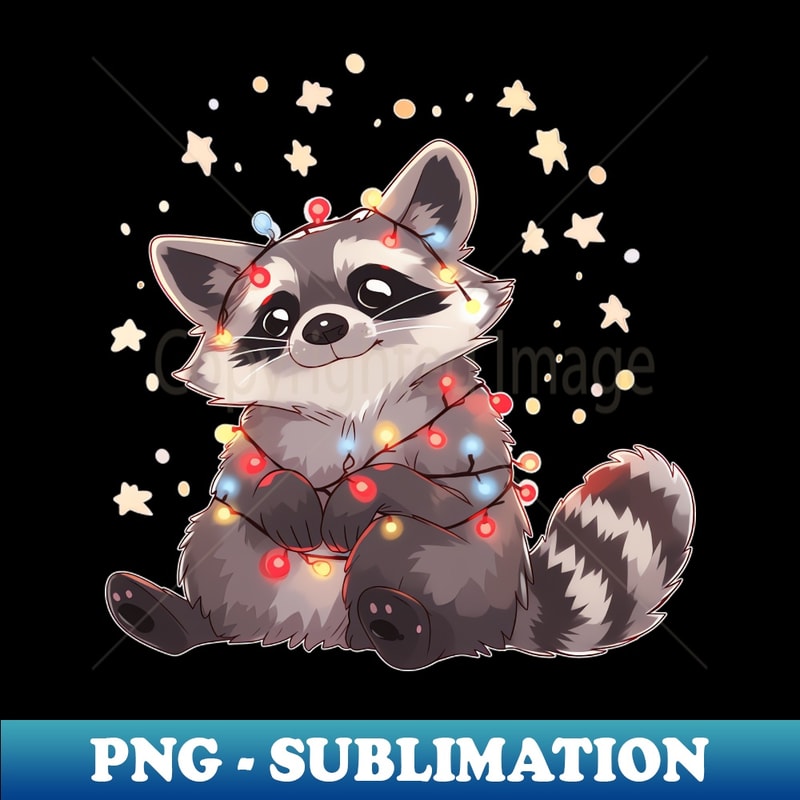 PB-6384_Cute Raccoon with Christmas Lights 8943.jpg