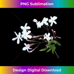jasmine flowers stem - artisanal sublimation png file - channel your creative rebel