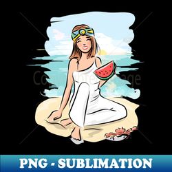 Sun Sand Beach - PNG Transparent Digital Download File for Sublimation - Defying the Norms