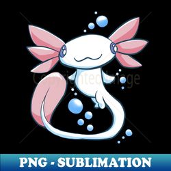 Baby Axolotl - Sublimation-Ready PNG File - Bring Your Designs to Life