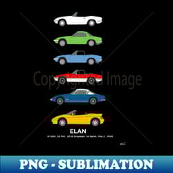 elan classic car collection - creative sublimation png download - unlock vibrant sublimation designs