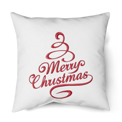 merry christmas motif embroidery machine