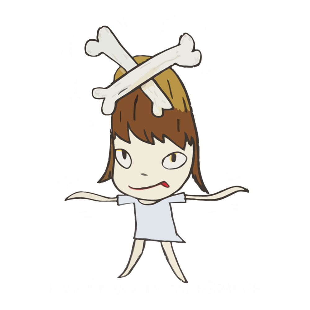Yoshitomo Nara i dont want to grow up.png