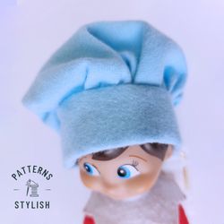 Christmas Elf Chef Hat Sewing Pattern - Festive DIY Elf Costume